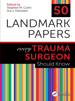 cover image of 50 Landmark Papers every Trauma Surgeon Should Know